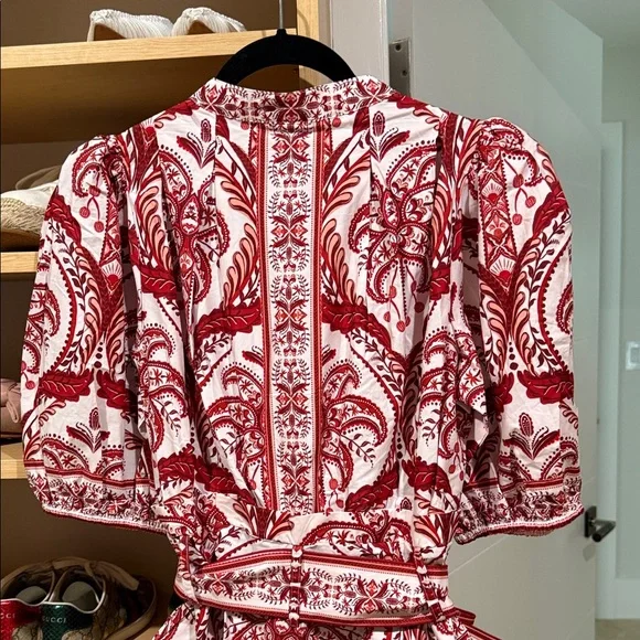 FARM Rio Off-White and Red Tropical Romper NEW with Tag - Picture 6 of 7